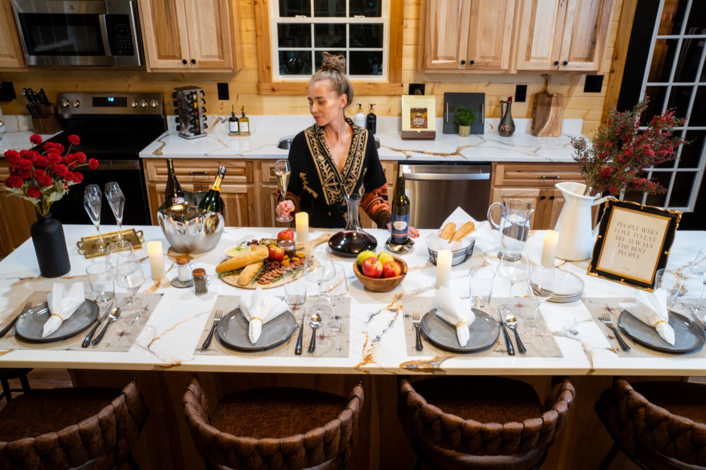Gourmet kitchen