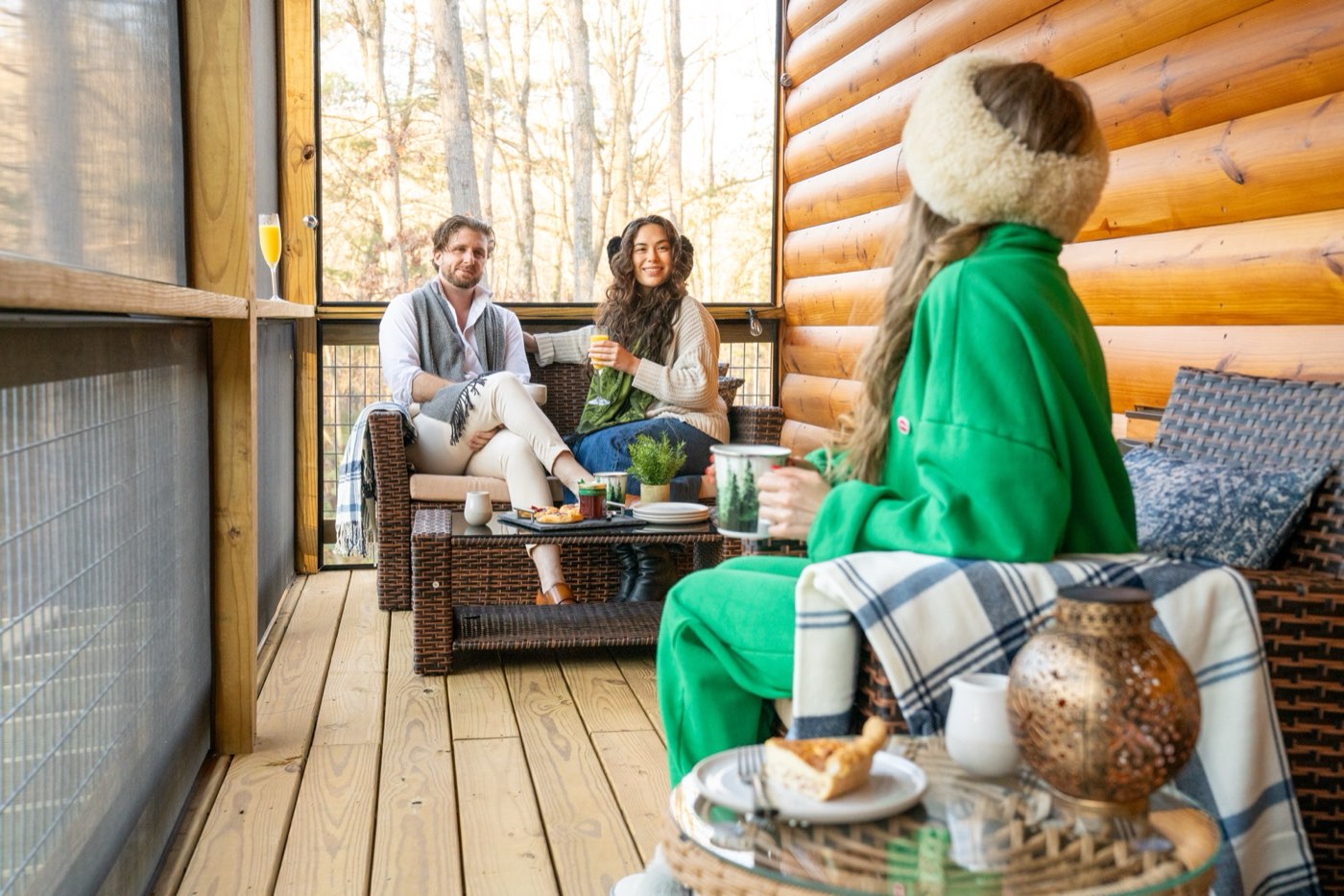 Screened porch